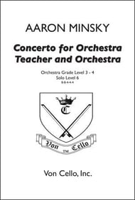 Concerto for Orchestra Teacher and Orchestra Orchestra sheet music cover Thumbnail